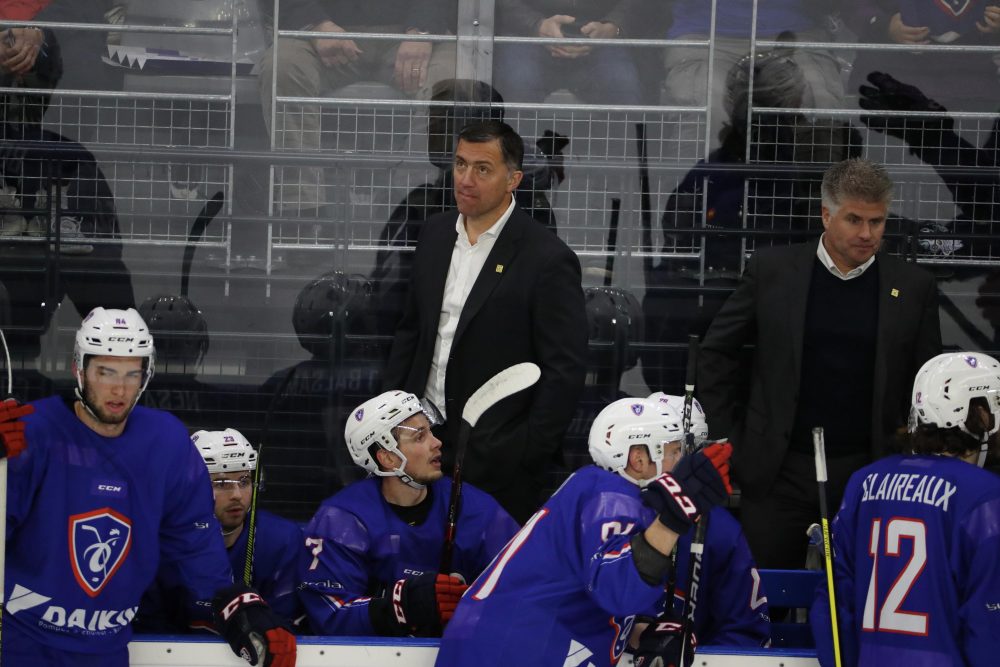 Le Coach de l'équipe de France Philippe Bozon, ancien coach du Gamyo Épinal.