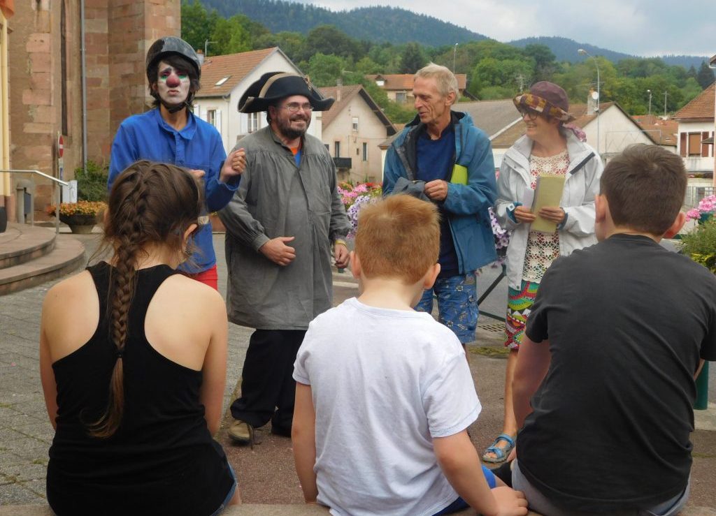 Le Collectif Réseau d’Êtres pendant la Transhumance Citoyenne (photo d’archives).