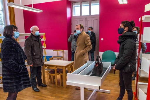 La nouvelle bibliothèque de Landaville à découvrir mercredi 3 mars.