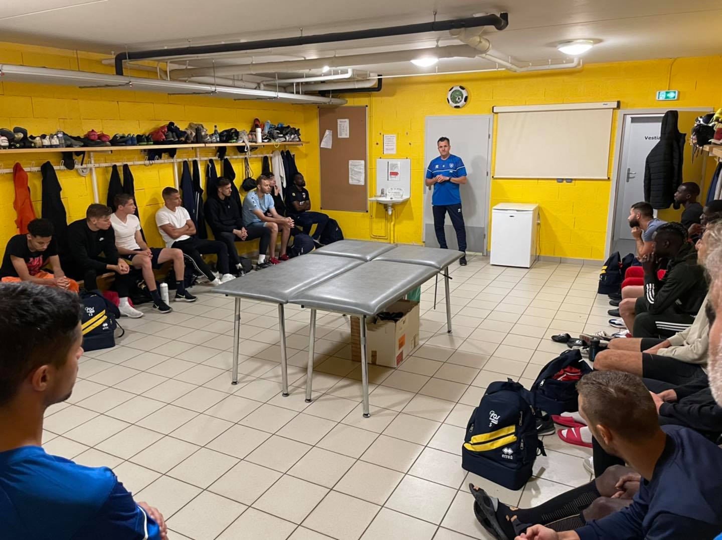 Les joueurs du SAS Foot ont repris l'entraînement ce jeudi, à 9 h 30.