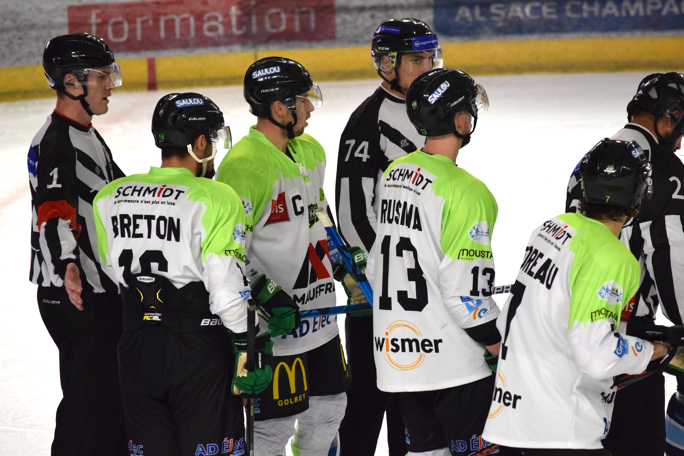 Dernier match de la saison avant les playoffs pour les hockeyeurs spinaliens.