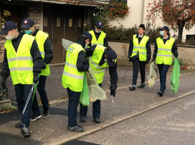 Opération cleanwalk à Épinal.