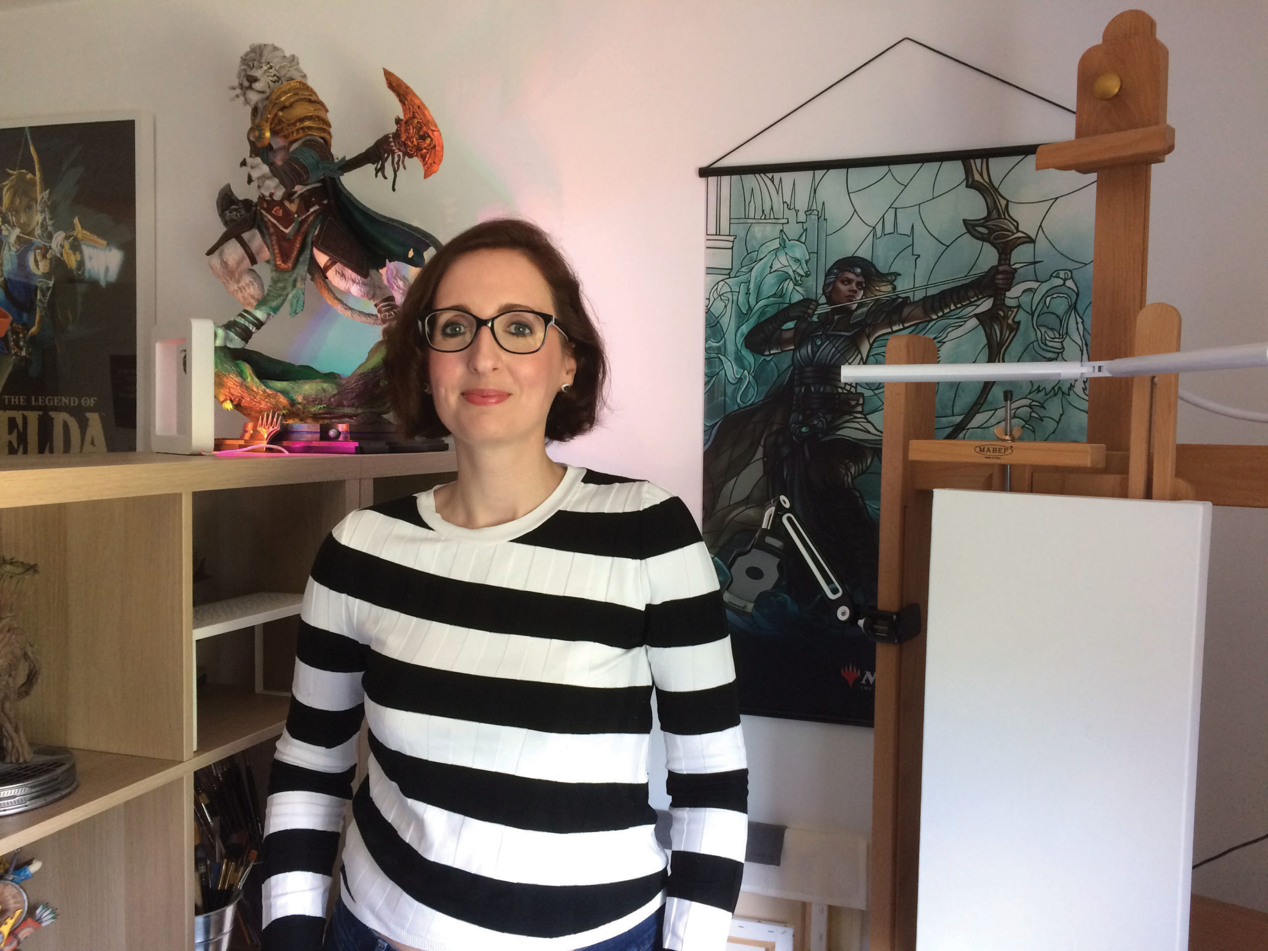 Magali Villeneuve, illustratrice, a choisi les Vosges pour créer ses oeuvres fantasy.
