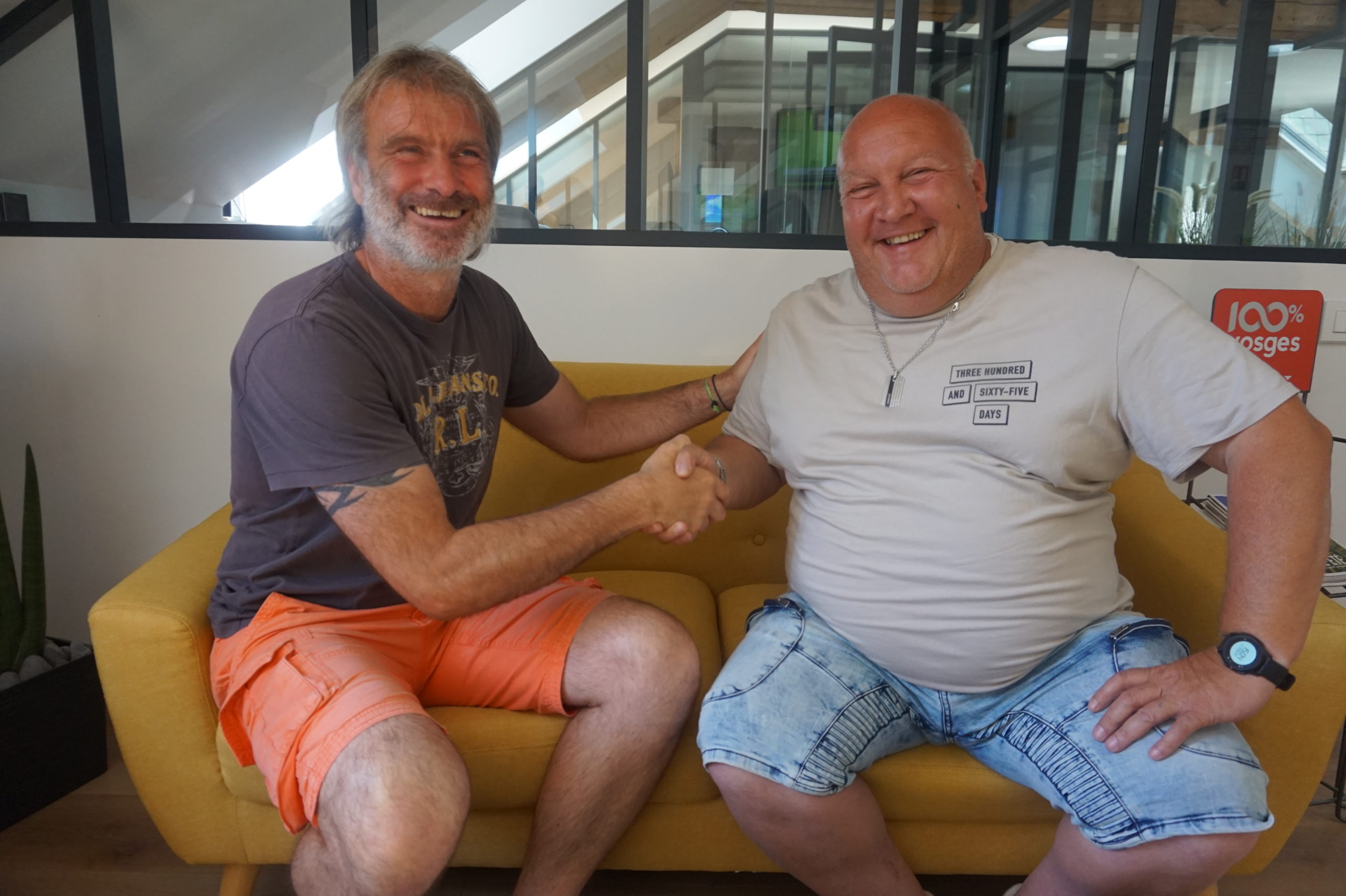 John Panfili, à gauche et Olivier Marotel, se retrouveront sur les bancs respectifs de l'ES Avière et de l'AS Saint-Nabord, pour la finale de la Coupe des Vosges