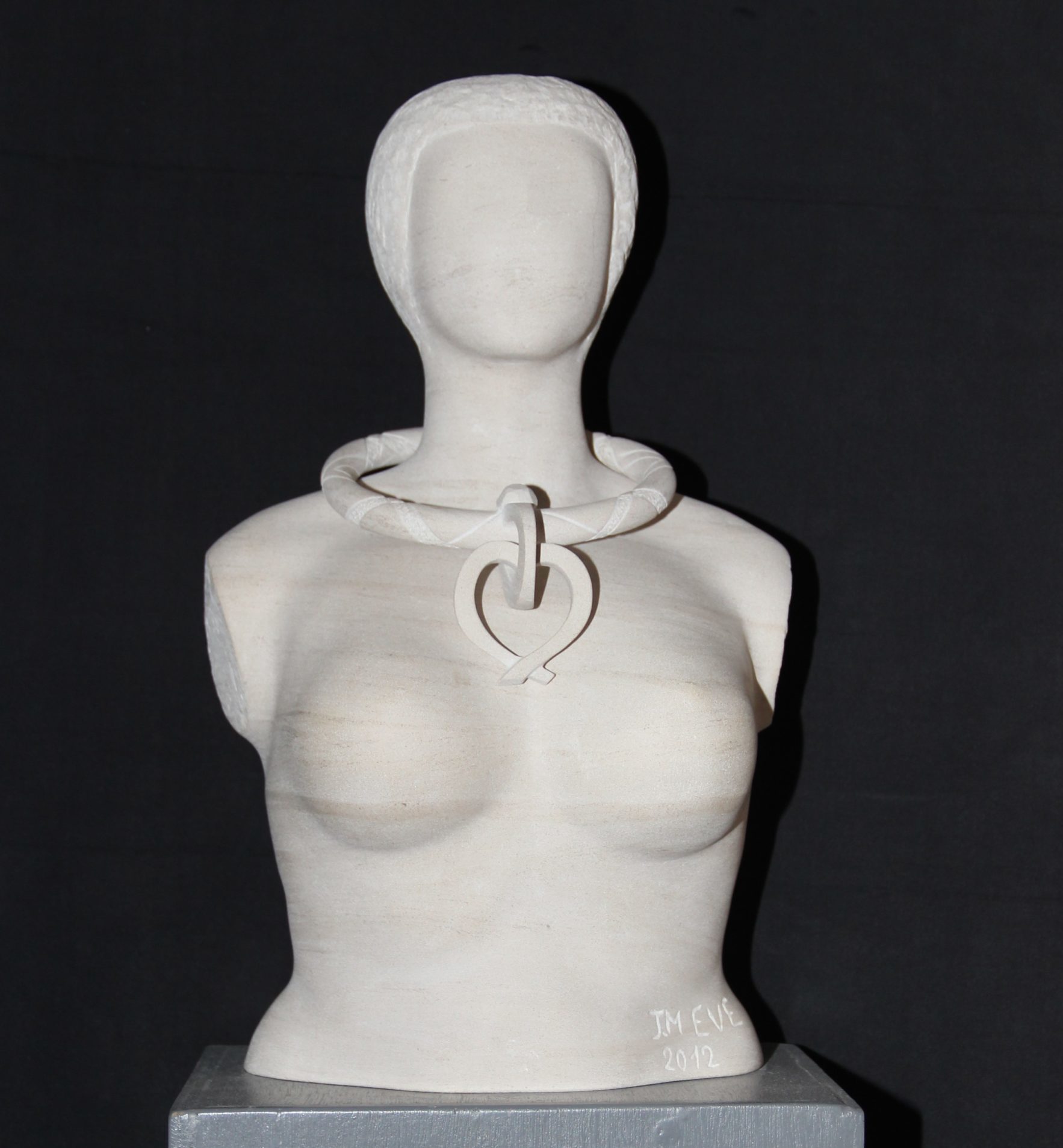 Sculpture de Jean-Marie Eve, en vente au profit de l'Ukraine.