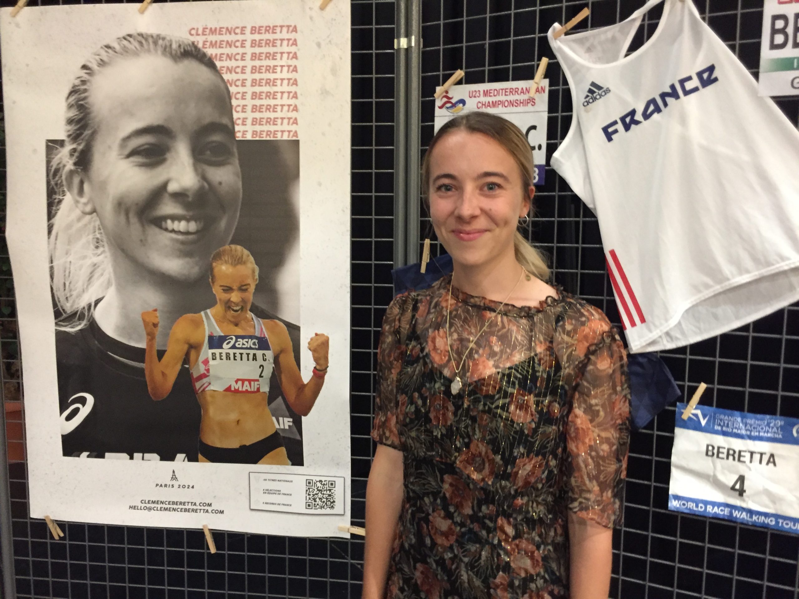 Mission Paris 2024 pour la marcheuse Navoiriaude Clémence Beretta.