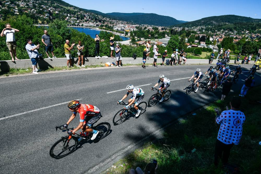 Après être passé à Gérardmer, le Tour de France est arrivé à la Planche des Belles-Filles.