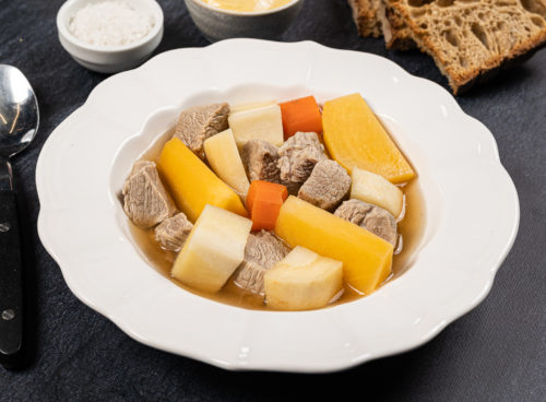 Recette : Pot au feu de veau, aux légumes oubliés