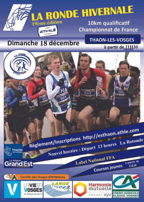 Course sur route : prêt pour la Ronde hivernale de Thaon-les-Vosges ?