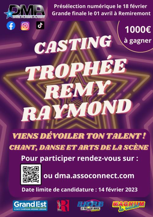 Casting Trophée Remy Raymond