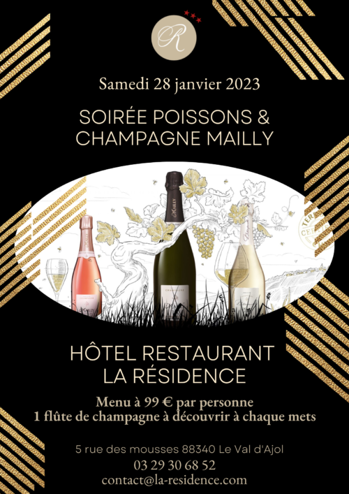 Soirée Poissons & Champagne