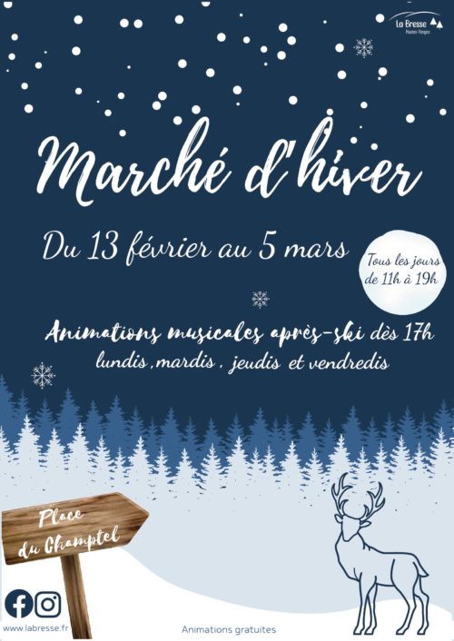 Marché d’hiver La Bresse