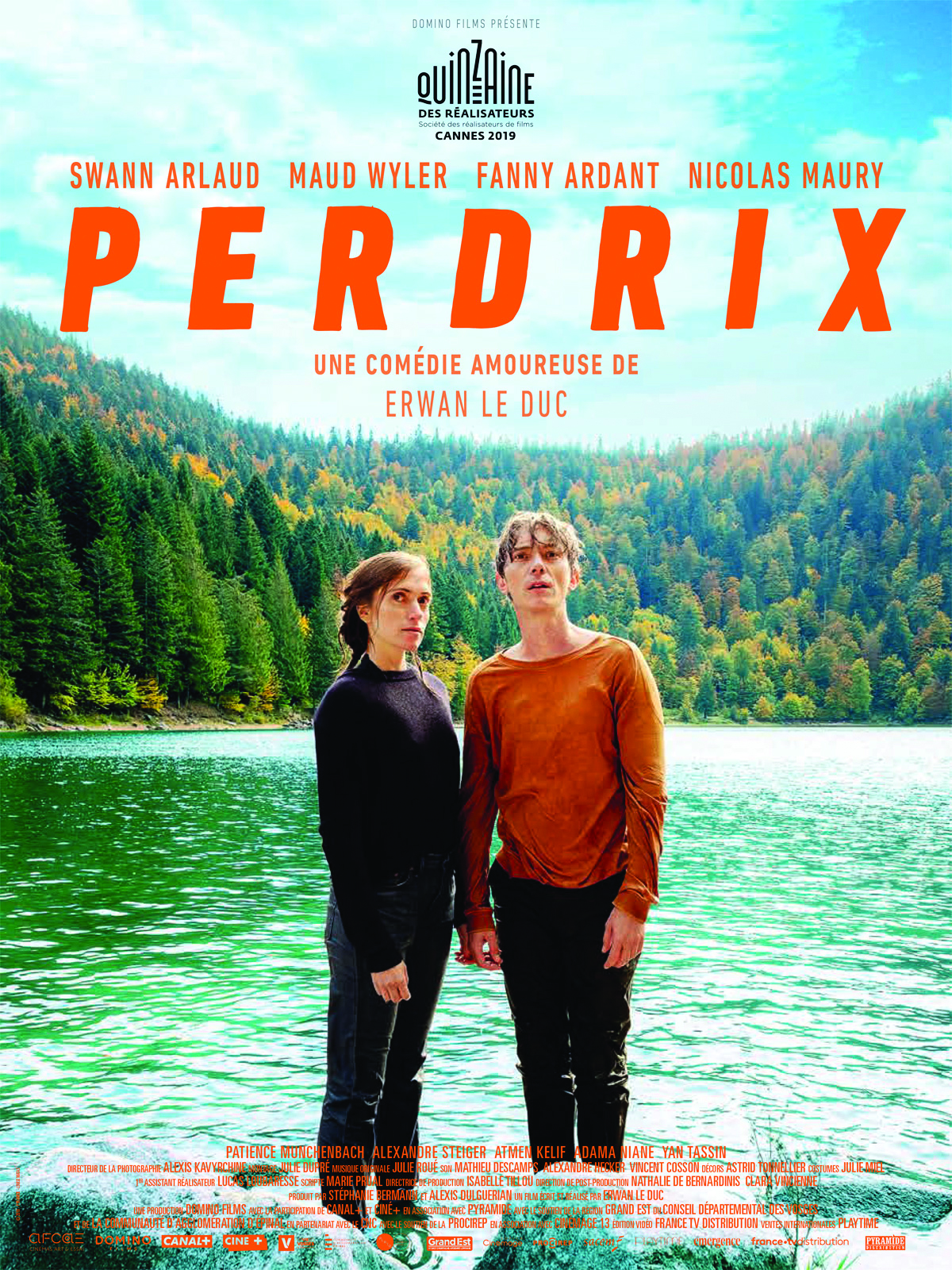 Affiche du film Perdrix, réalisé par Erwan Le Duc et tourné dans les Vosges.