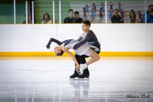 Patinage : le couple spinalien Lucie Fredon et Luc Walker s'offrent une première expérience internationale