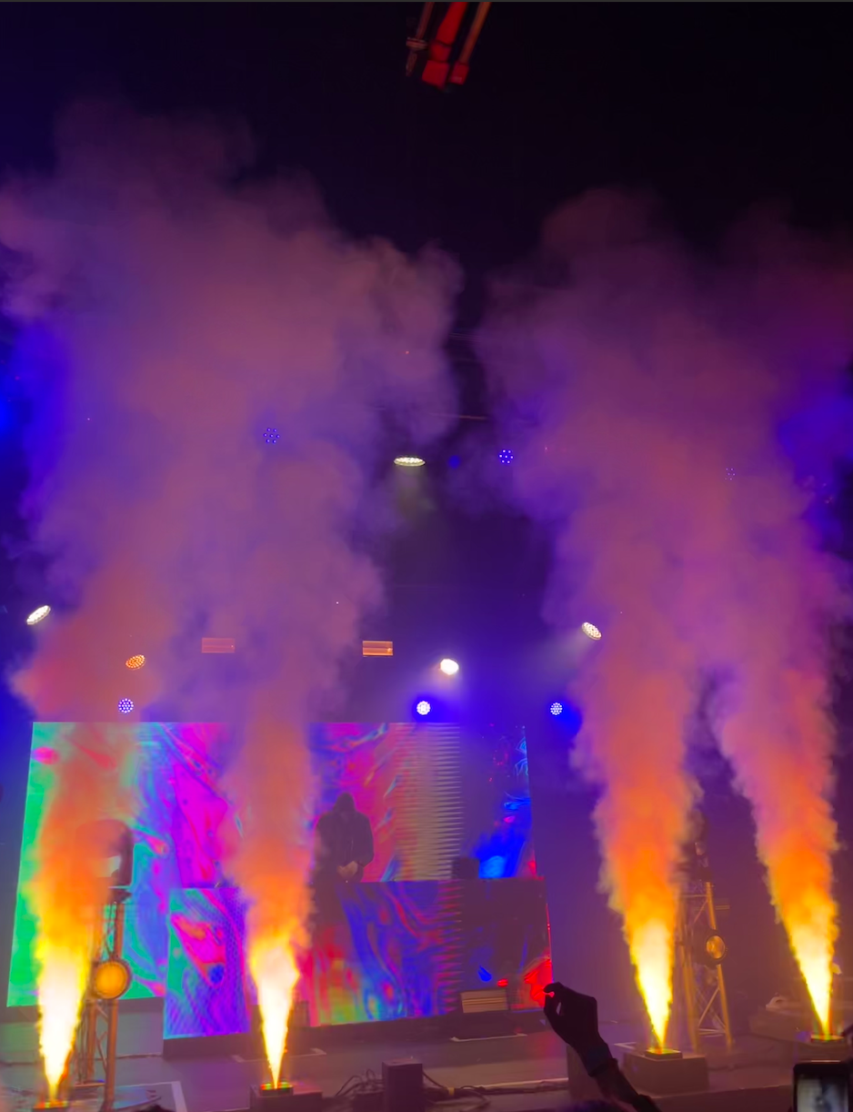 1 400 personnes étaient réunies à l'Espace Lac de Gérardmer pour le premier Électro Mountain Festival.