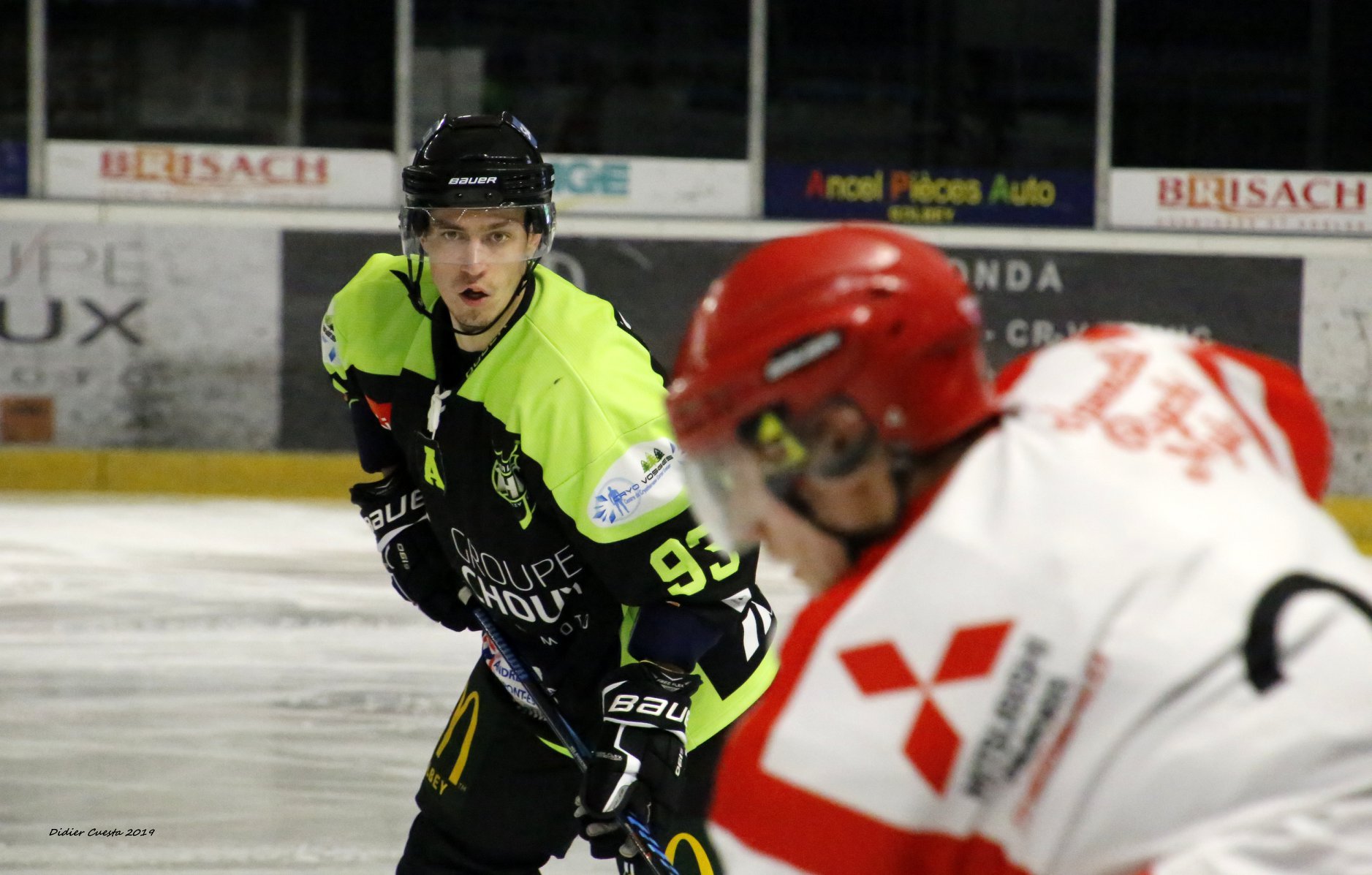 Martin Charpentier, capitaine des Wildcats d'Épinal.