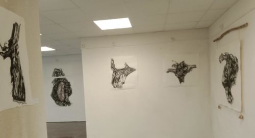 "Du bois au bois" : exposition de dessins au fusain de Marie.T.Bloemen à Épinal