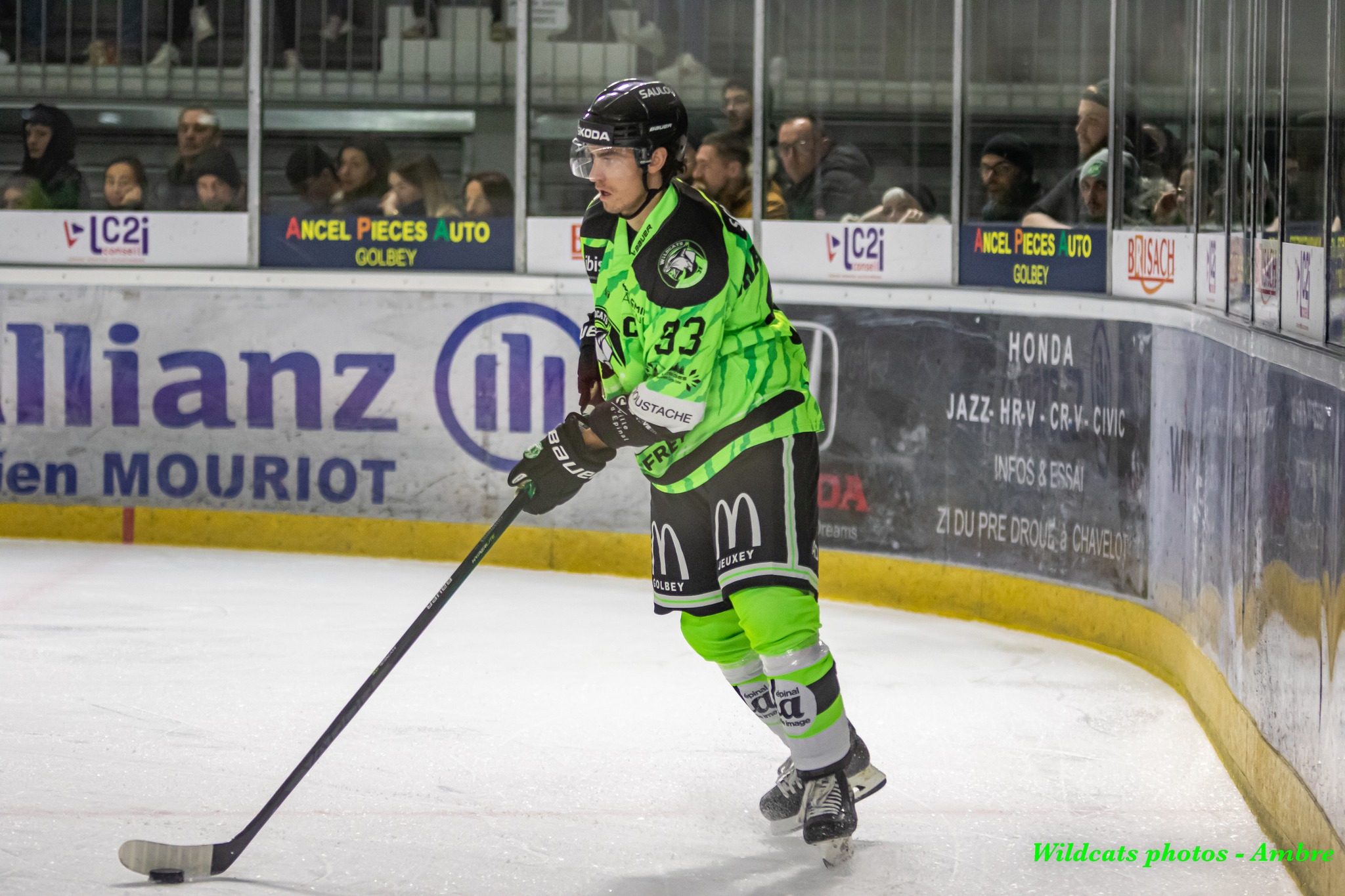 Le capitaine Martin Charpentier et les Wildcats d'Épinal veulent faire tomber Dunkerque, en demi-finales des playoffs.