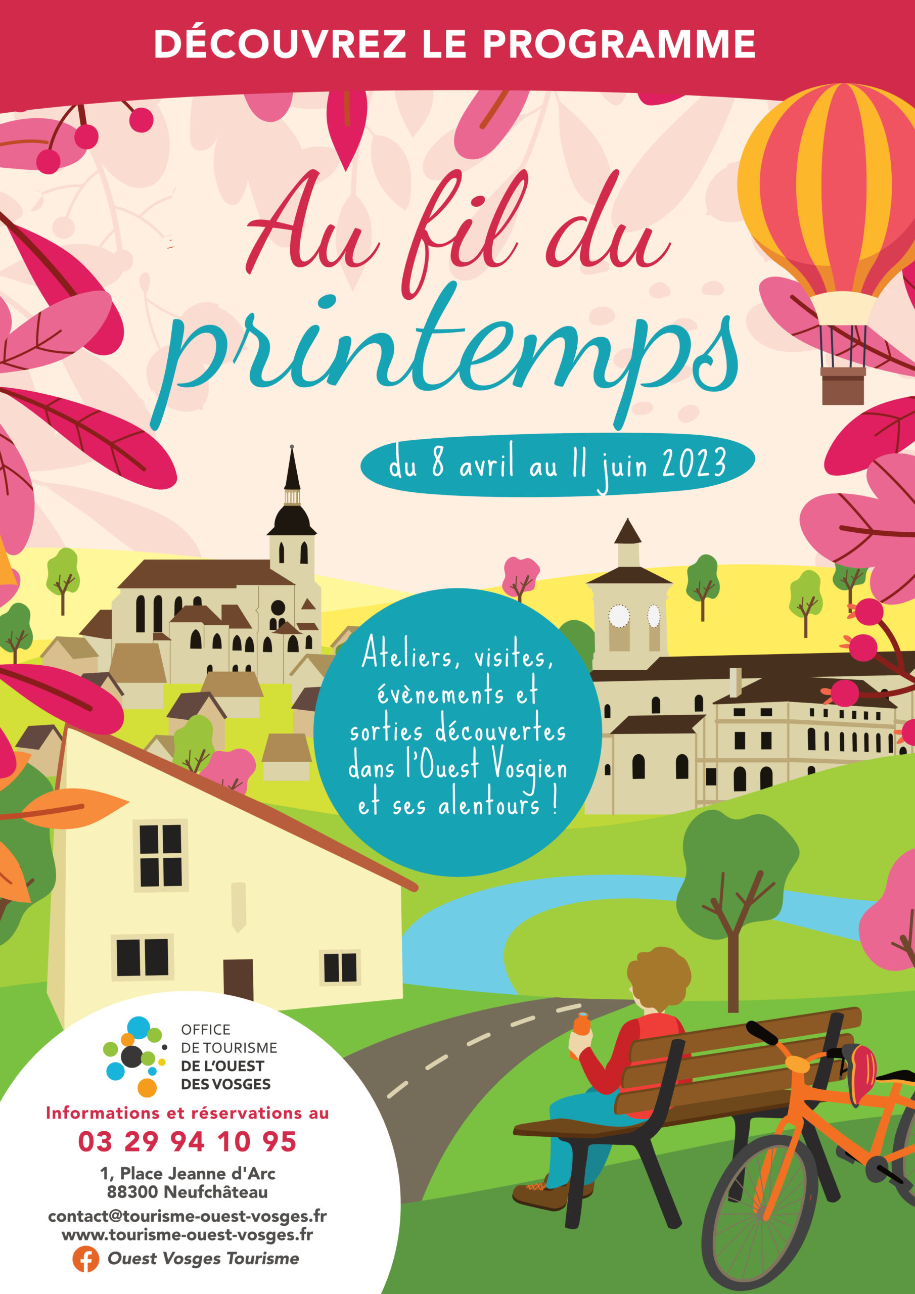 Affiche du programme Au fil du printemps.