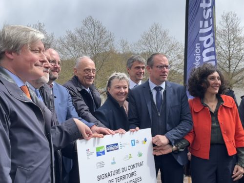 Signature du contrat de canal des Vosges : cap sur le développement du tourisme et du fret