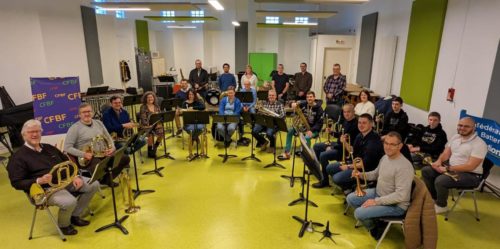 Batterie Fanfare Vosgienne : mise en jambes entre Épinal et Fontenoy-le-Château