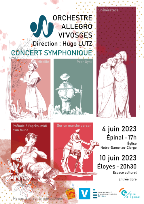 Concerts symphoniques de l’Orchestre Allegro Vi’Vosges