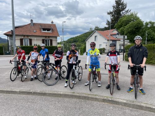 Les lycées et Alexandre Martin, durant les entrainements