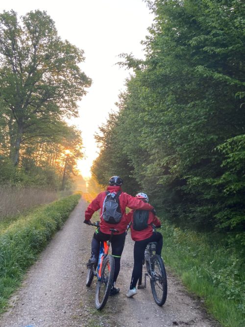 Une randonnée VTT afin de découvrir les forets vosgiennes en famille