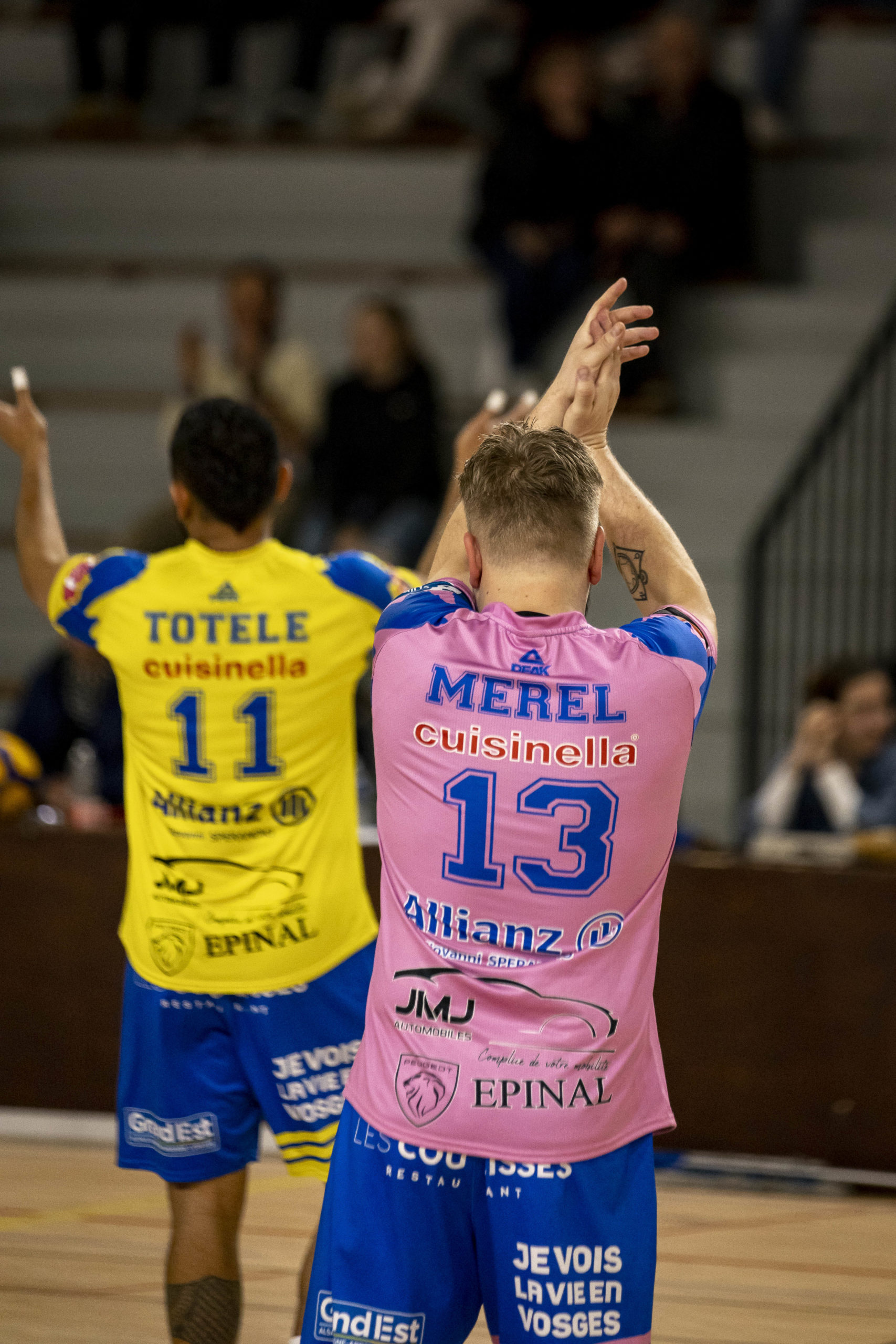 François Mérel, volleyeur néo-retraité, coach du SAS Volley Épinal et de l'équipe de France masculine militaire.