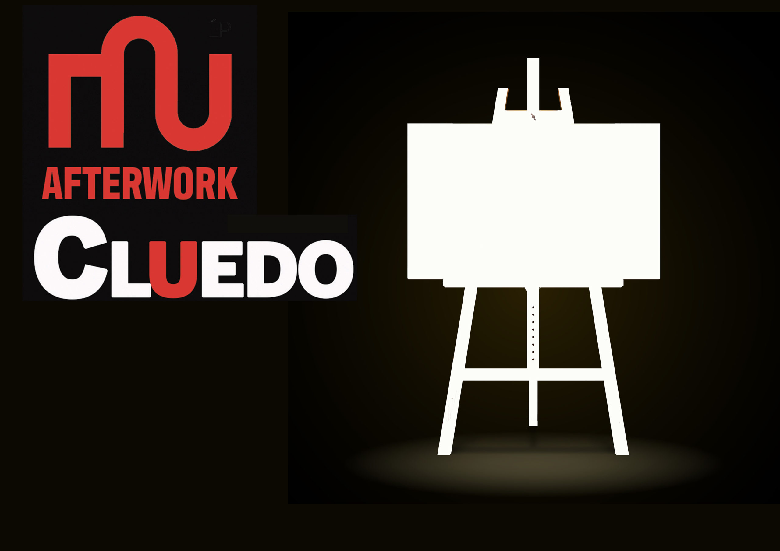 Affiche Afterwork du Cluedo au Mudaac d'Épinal.