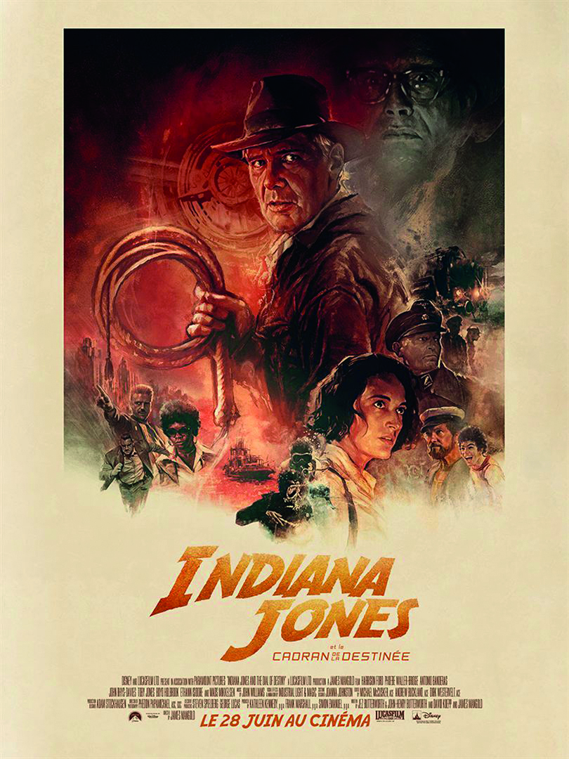 Affiche du film Indiana Jones et le Cadran de la Destinée.