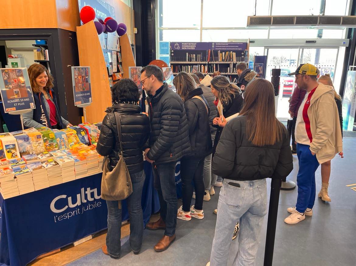 Beau succès de la foire aux livres jeunesses au Magasin Culture d'Épinal, en mars dernier.