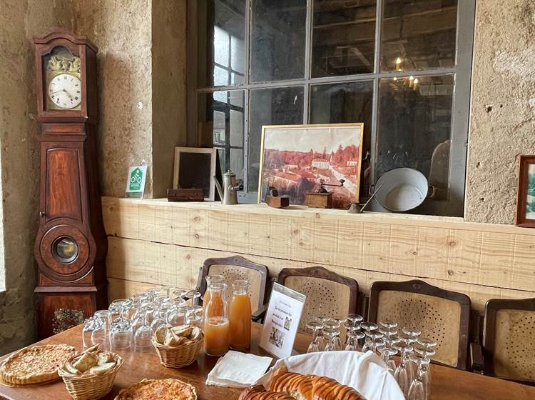 La P'tite Pause, la boulangerie de la Manufacture Royale de La Vôge-les-Bains.