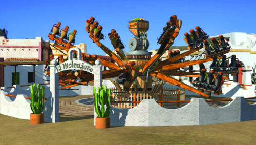 Nouvelle attraction : découvrez El Molcajete, la plus grande machine à broyer le piment à Fraispertuis-City !