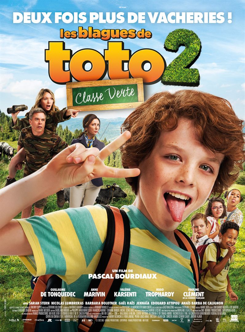 Affiche du film Les blagues de Toto 2 : classe verte.