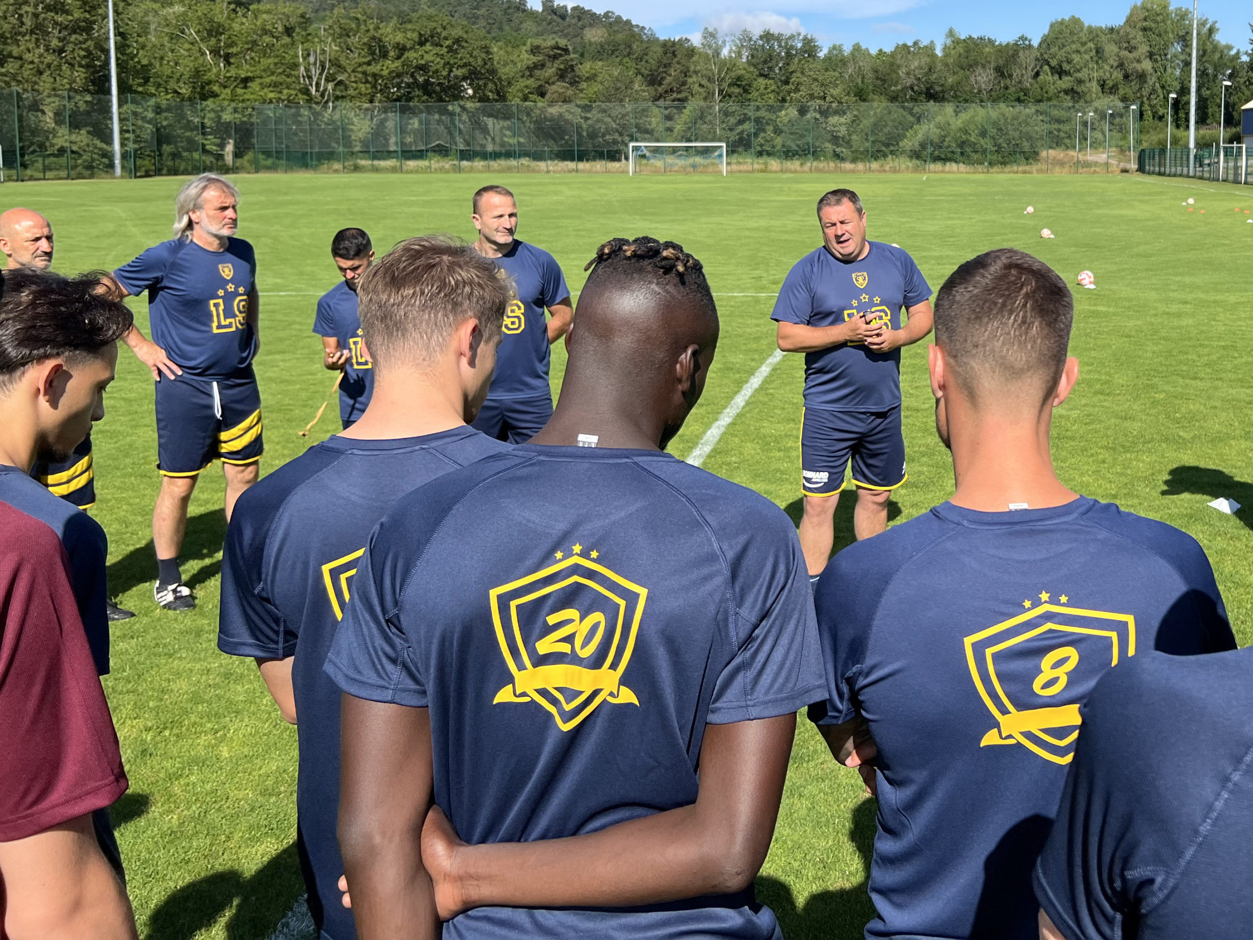 Reprise de l'entraînement du SAS Football Épinal.