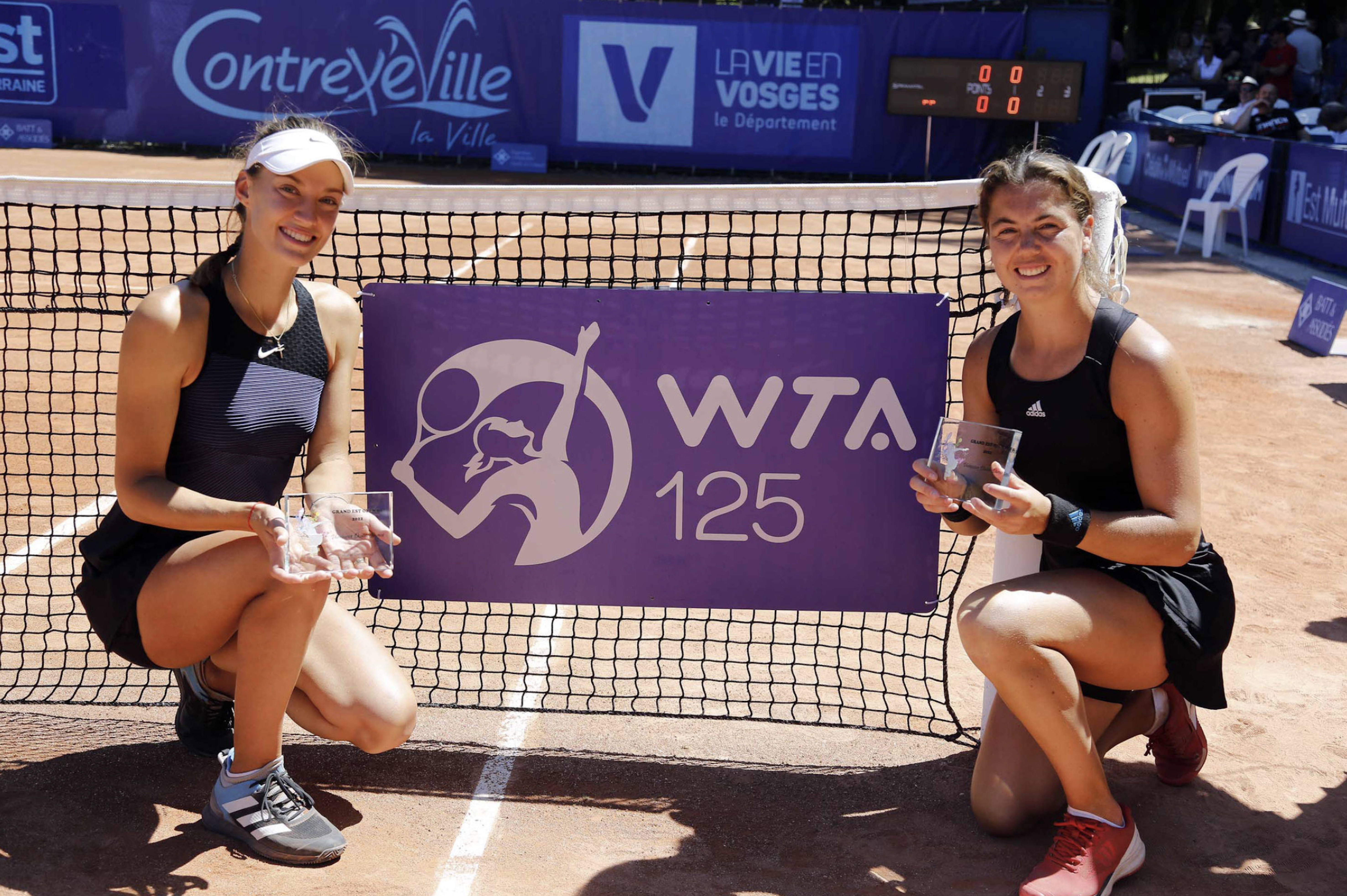 Les lauréates du tournoi double du Grand-Est Open 88 2022.