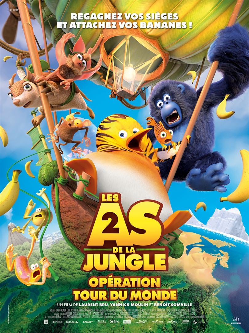 Affiche du film Les As de la jungle 2 - Opération Tour du monde.