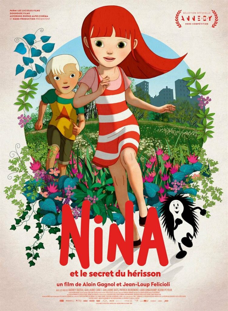 Affiche du film Nina et le secret du Hérisson.