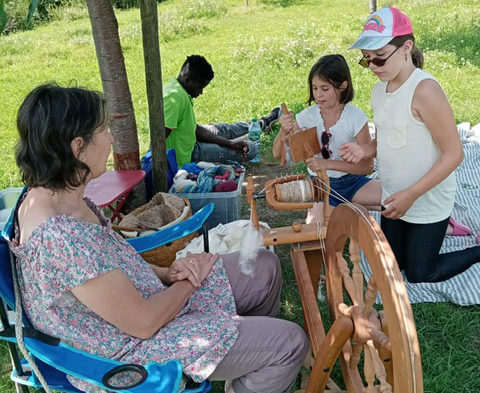 Estivales du Chitelet : un atelier autour de la laine locale au jardin d’altitude du Col de la Schlucht