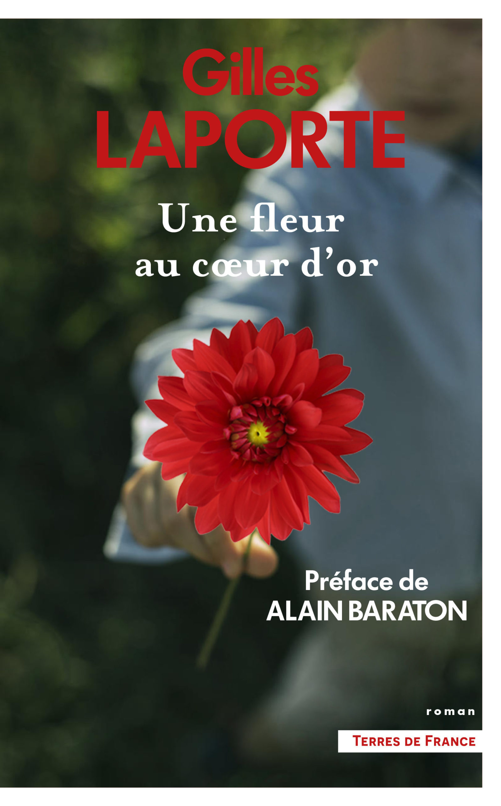 Couverture du livre Une fleur au coeur d'or, de Gilles Laporte.
