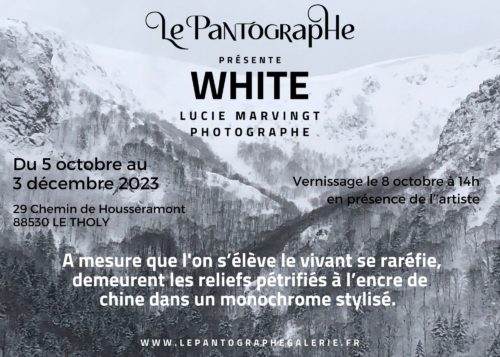 Exposition photos – WHITE – Lucie MARVINGT