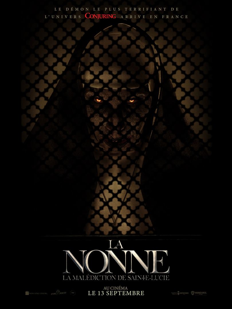 Affiche du film La Nonne : La malédiction de Sainte-Lucie.