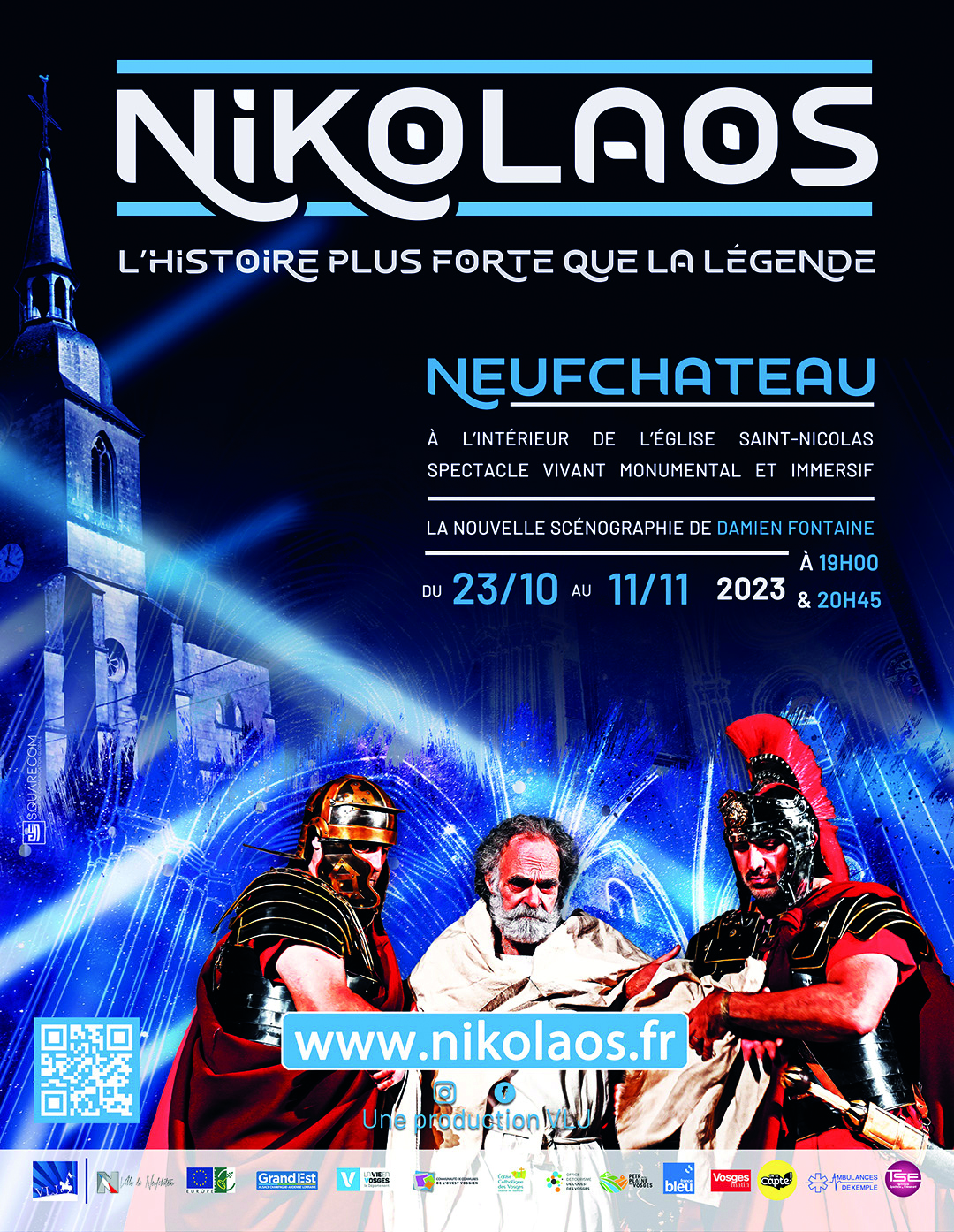 Affiche du spectacle Nikolaos à Neufchâteau.