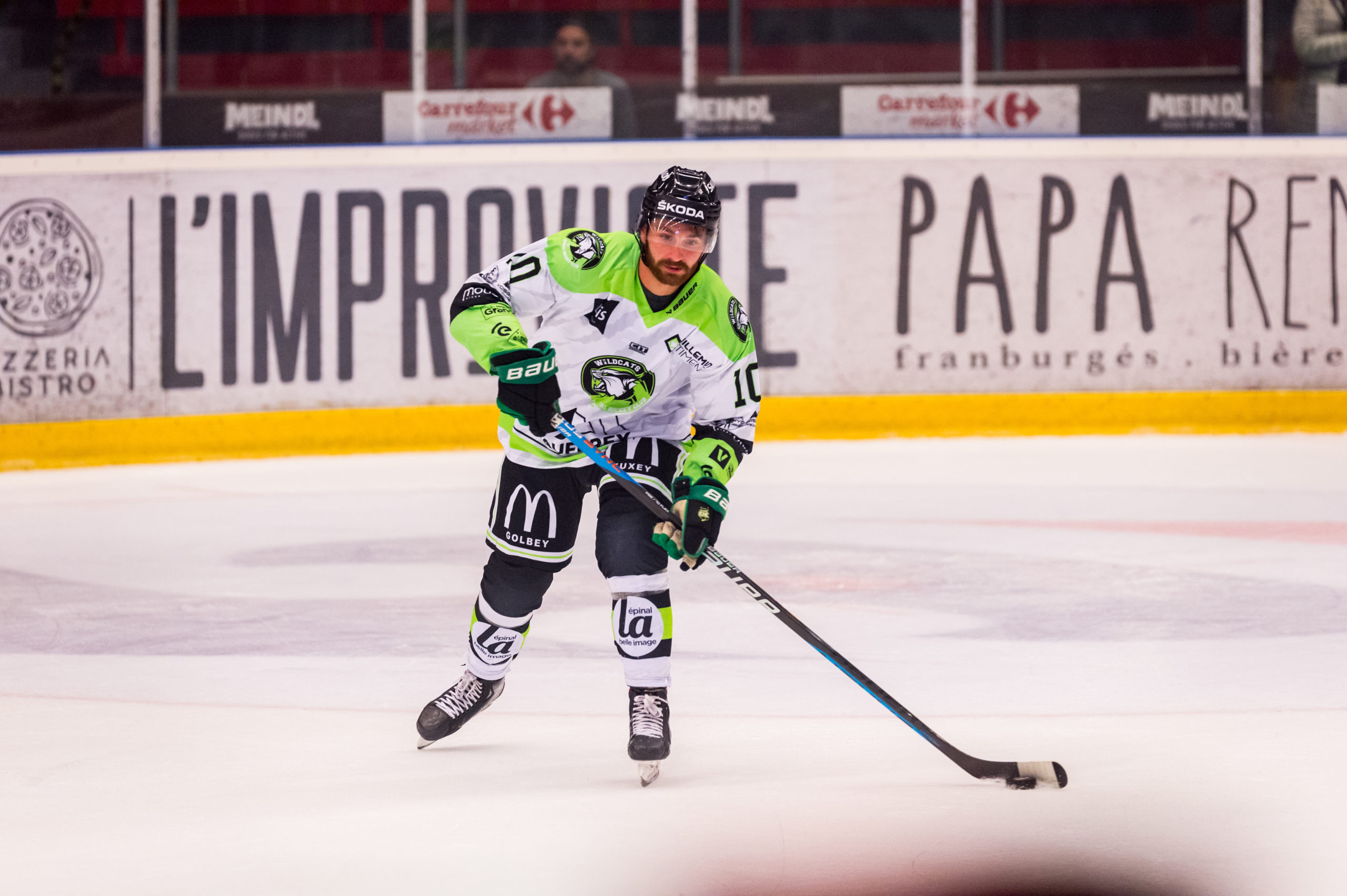 Maxime Martin des Wildcats d'Épinal.