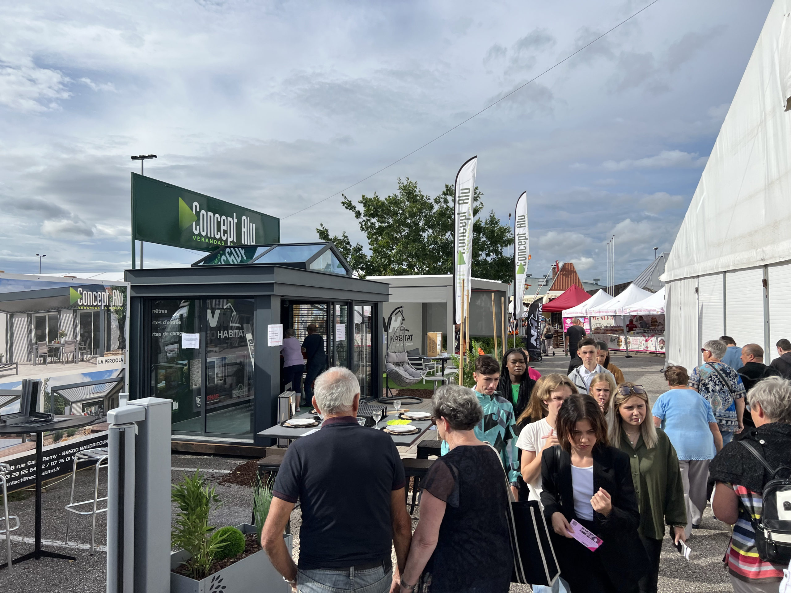 Salon Habitat et Bois 2023, au Centre des Congrès d'Épinal.