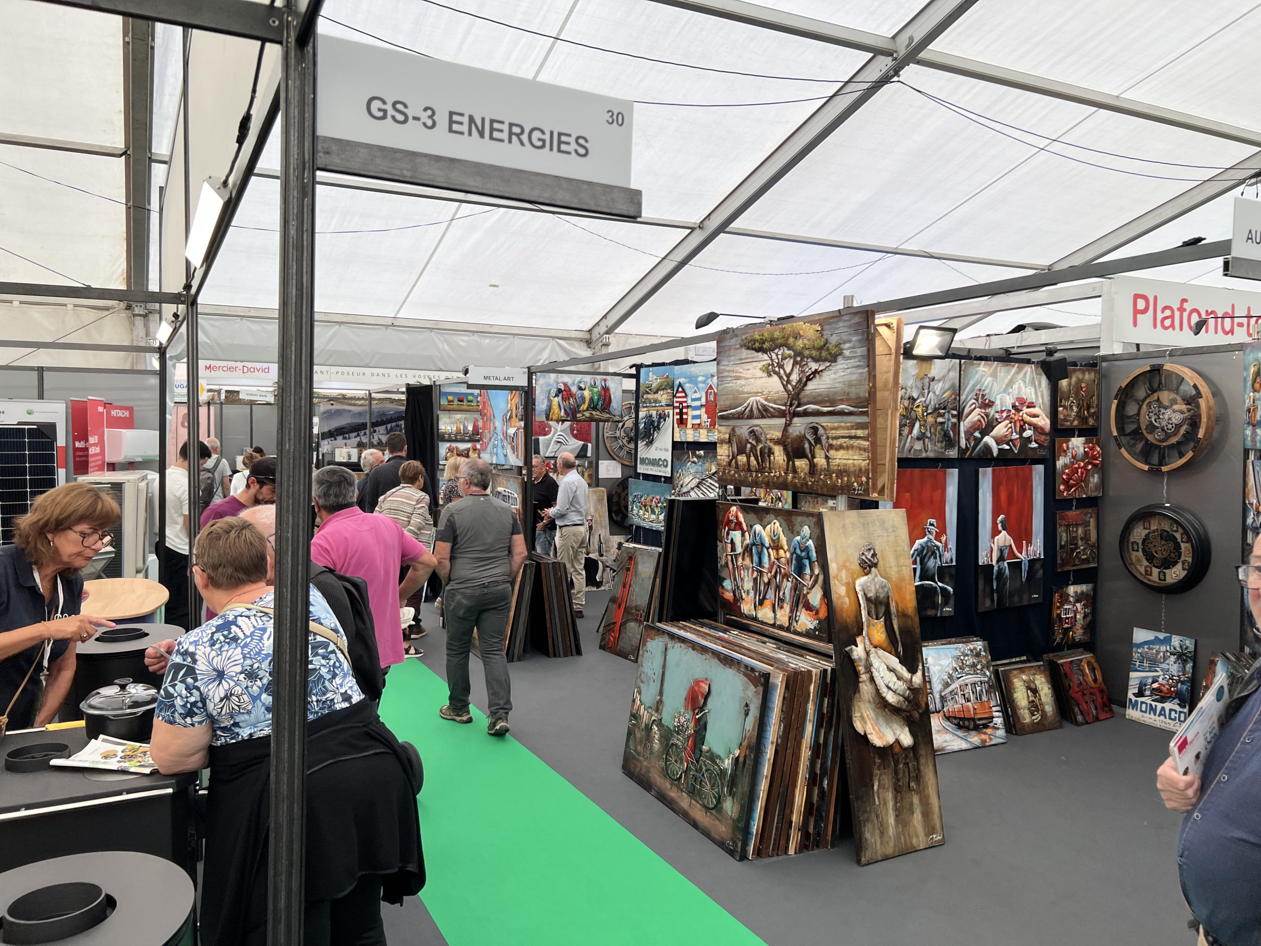 Salon Habitat et Bois 2023, au Centre des Congrès d'Épinal.