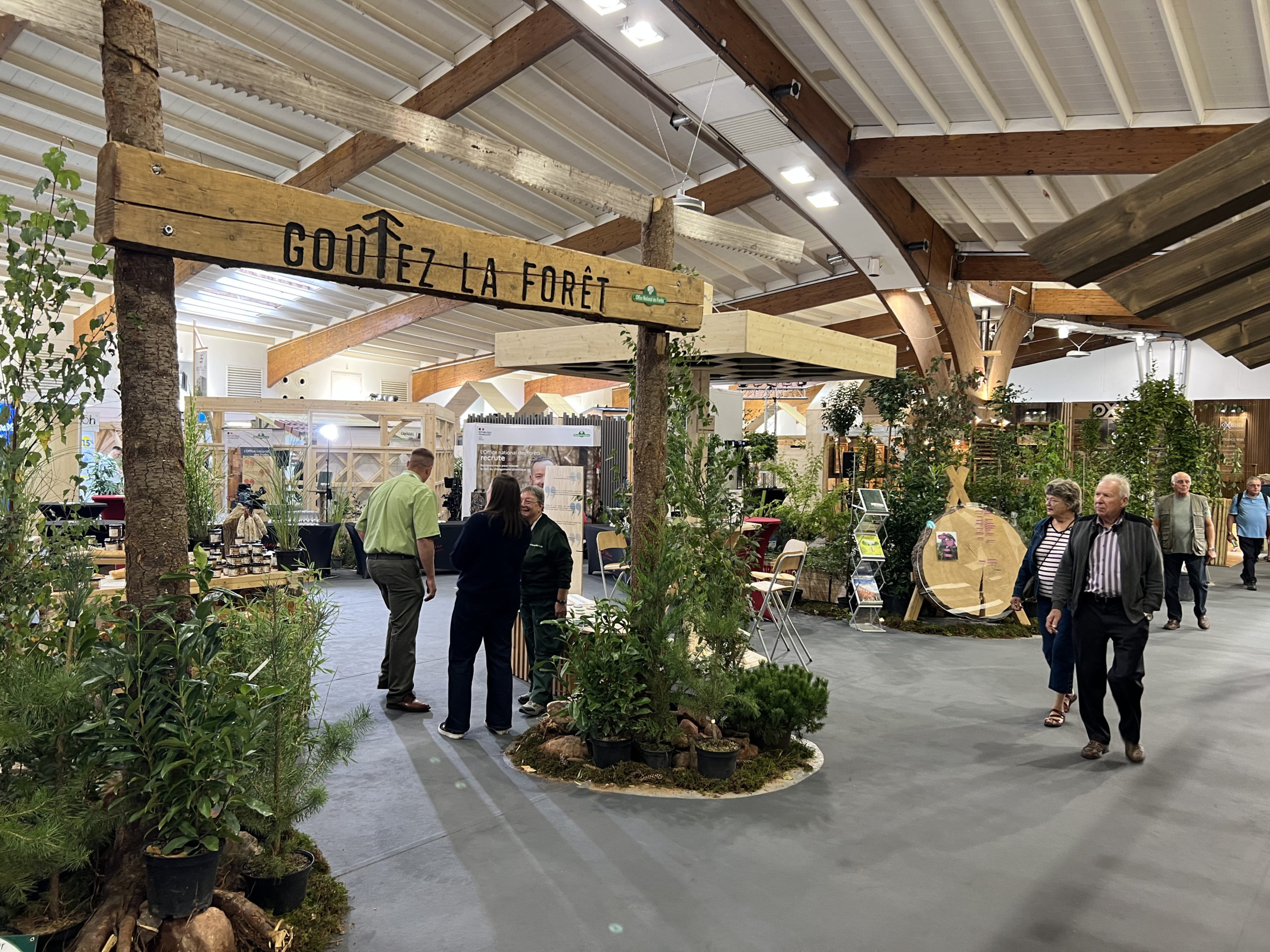 Salon Habitat et Bois 2023, au Centre des Congrès d'Épinal.