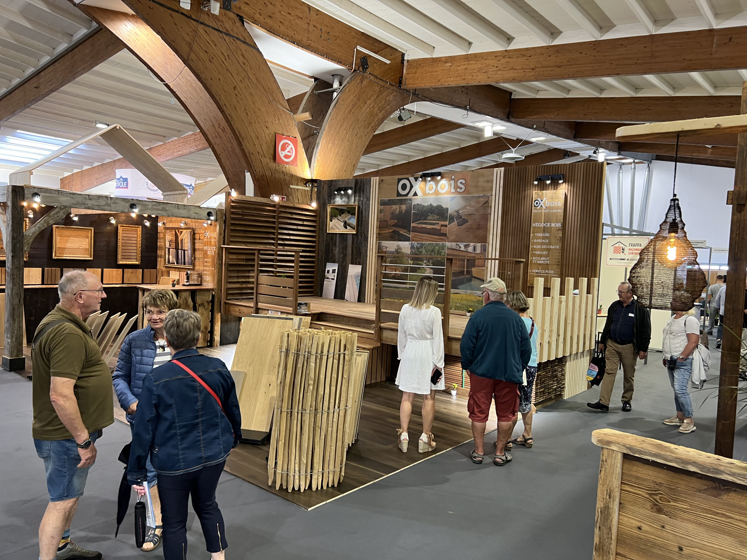 Salon Habitat et Bois 2023, au Centre des Congrès d'Épinal.