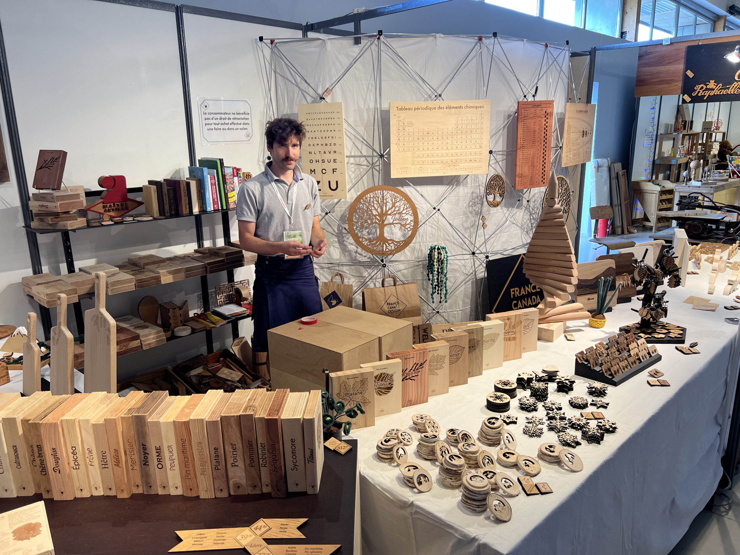 Salon Habitat et Bois 2023, au Centre des Congrès d'Épinal.